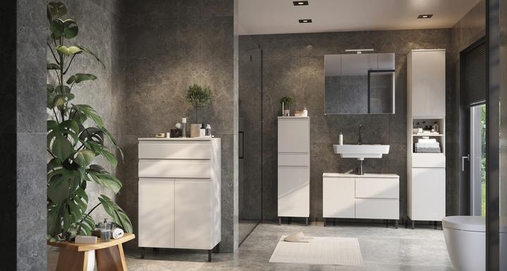 Actual product image Germania GW-YONKERS mirror cabinet, cashmere (76 x 71 cm)