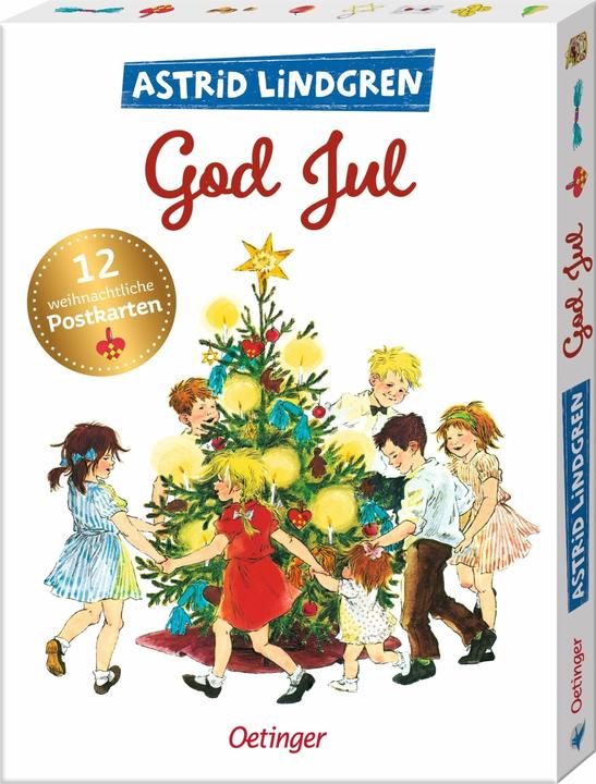 Image du produit Astrid Lindgren God Jul - 12 magnifiques cartes de Noël (12 pcs)