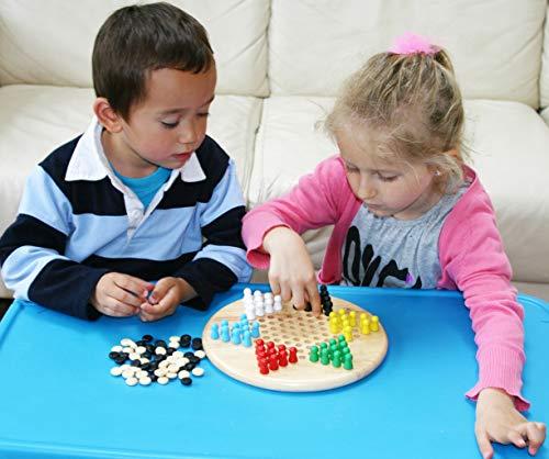 Actual product image Activity Board Strategy Games Halma and Chinese Game GO Gobang (Five in a Row) - 2-in-1 Board Game