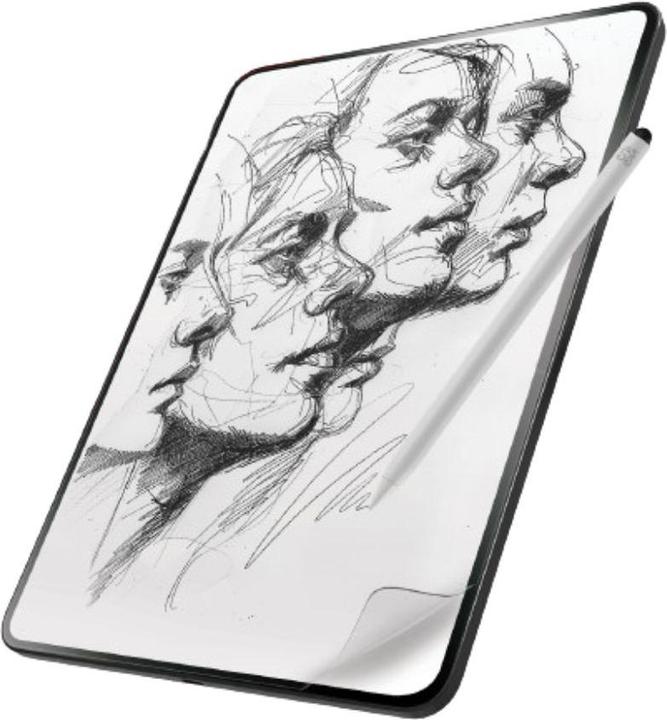 Zagg InvisibleShield Fusion Canvas Antibacterial Protective Film Imitating Paper for iPad Pro 11&quo (1 Piece, IPad Pro 11)