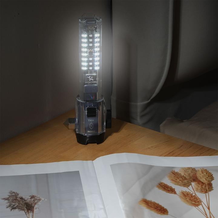 Produktbild Comfort Aid Multifunktions-Taschenlampe mit Hammer & Gurtschneider, Akku