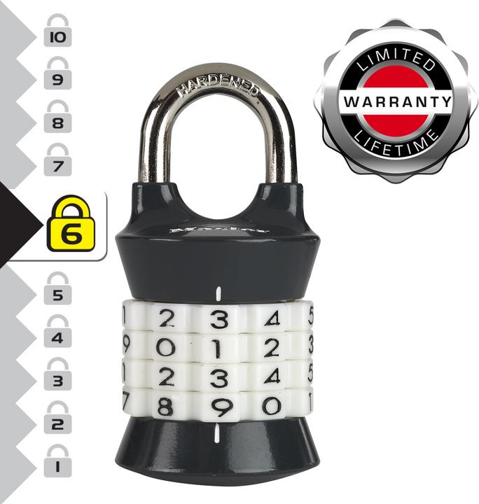Produktbild Master Lock Zahlenschloss 1535EURDCOL