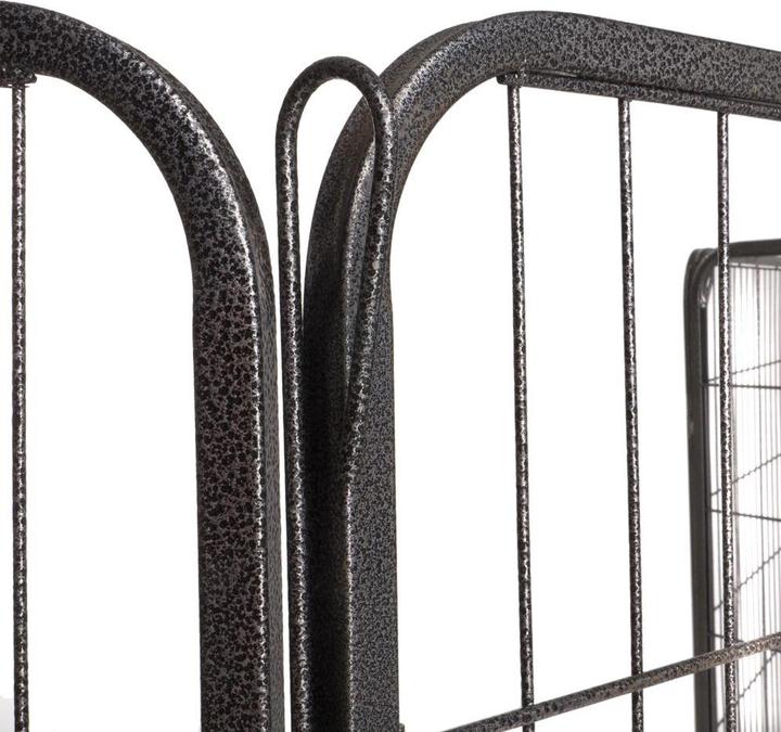 Produktbild zooplus Welpenfreilaufgehege aus Metall 8 Elemente