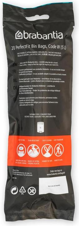 Actual product image Brabantia PerfectFit (20 x, 5 l)