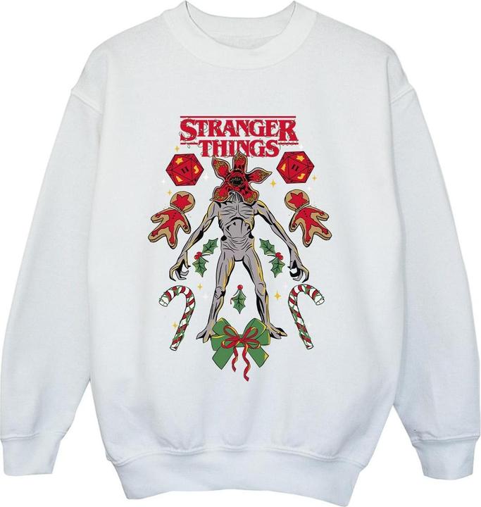 Netflix Stranger Things Christmas Demogorgon Sweatshirt Jungen