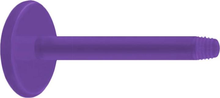 Star Piercing Labret-Stab violett (Acryl, ohne Messing)