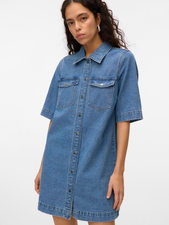 Actual product image Vero Moda VMFENJA Kurzes Kleid Jeanskleid (XL)