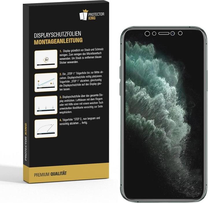 Actual product image Protectorking 2x premium matt anti-reflective screen protector (1 Piece, Apple iPhone XR)