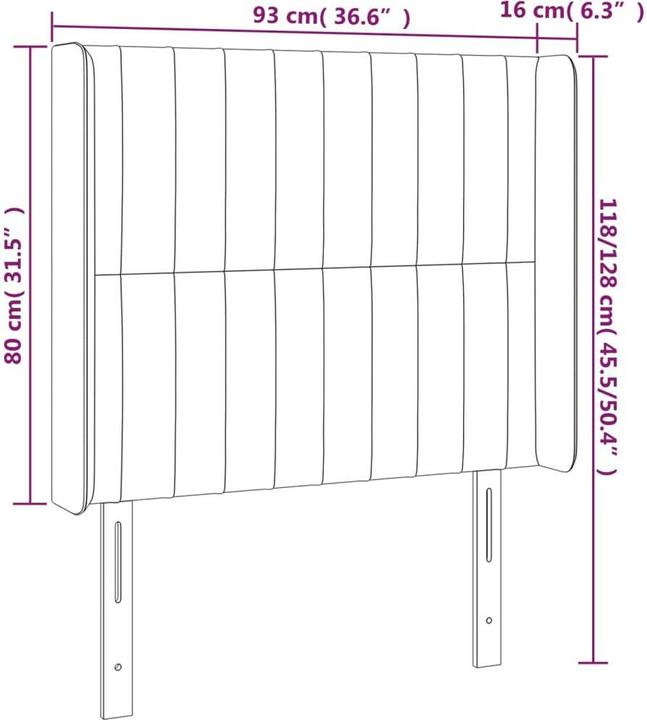 Actual product image VidaXL Lilyana (93 x 16 x 128 cm)