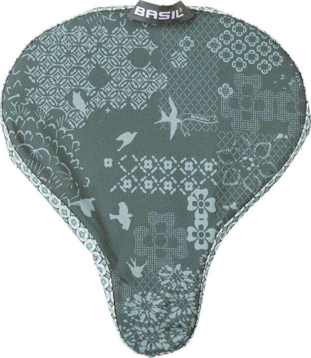Actual product image Basil Bicycle Saddle Bohème Saddle Cover Forest Green