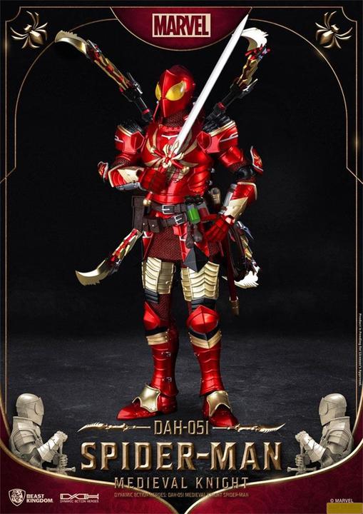 Image du produit Beast Kingdom AF Medieval Knight Spider-Man DAH 20 cm