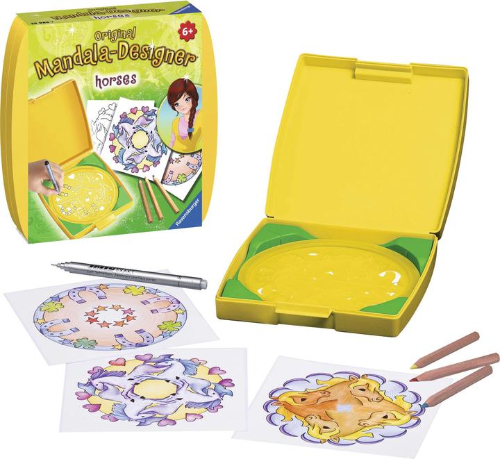 Actual product image Ravensburger Mini Mandala Horses
