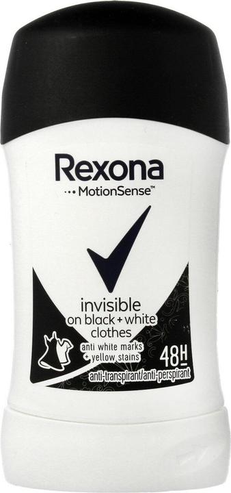 Rexona Invisible on Black + White Clothes (Stick, 40 ml)