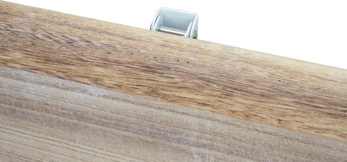 Actual product image Swisshandel24 Wall table, folding wall table Wall shelf Table, folding solid wood 120x60cm natural colour (120 x 60 cm)
