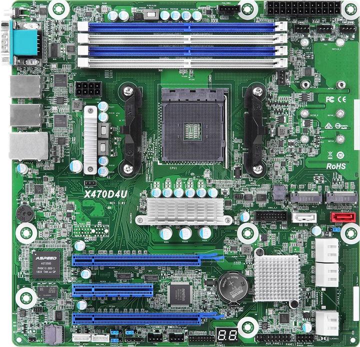 AsRock X470D4U (AM4, AMD X470, mATX)