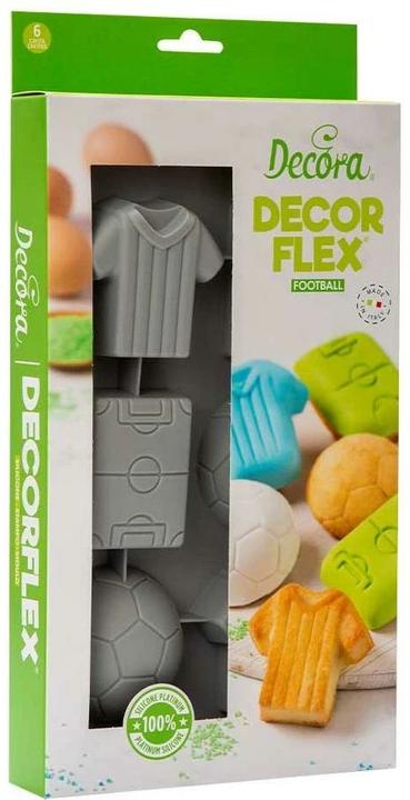 Actual product image Decora Silicone mold football game (17 cm)