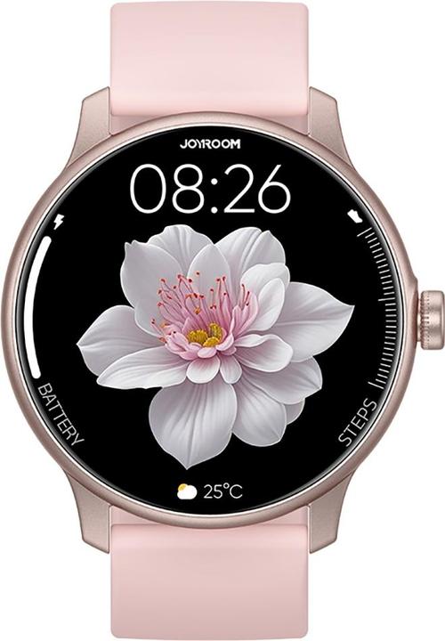 Actual product image Joyroom Classis Series JR-FC1 Smartwatch with Call Answering Function / IP68 Protection - Pink