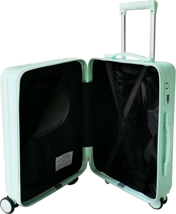 Produktbild NTK-Collection Hartschalenkoffer 2er-Set Leandra Blau (80 l, M (50 - 90l), L (90 - 115l))