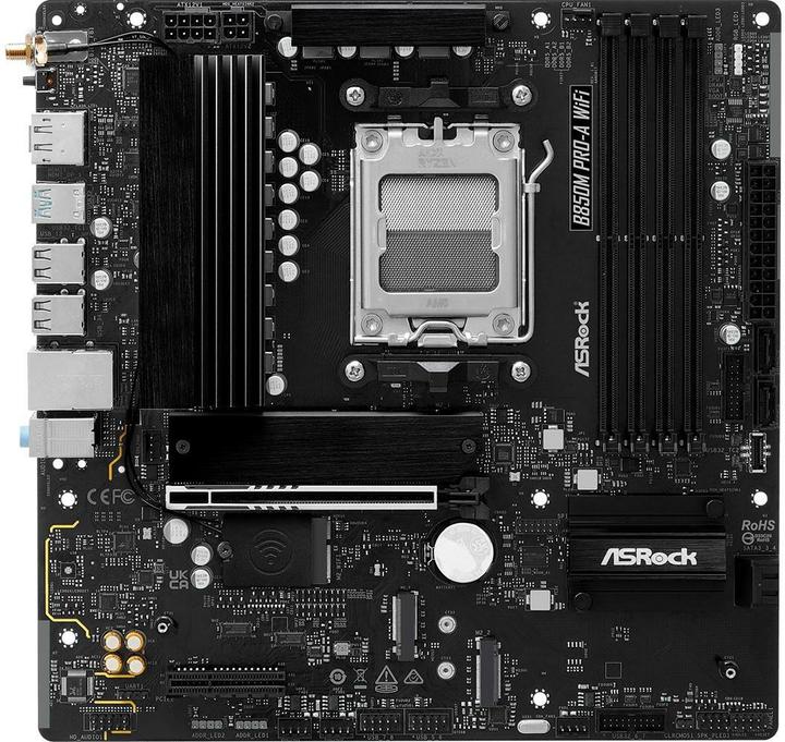 Actual product image AsRock B850M Pro-A WiFi (AM5, AMD B850, mATX)
