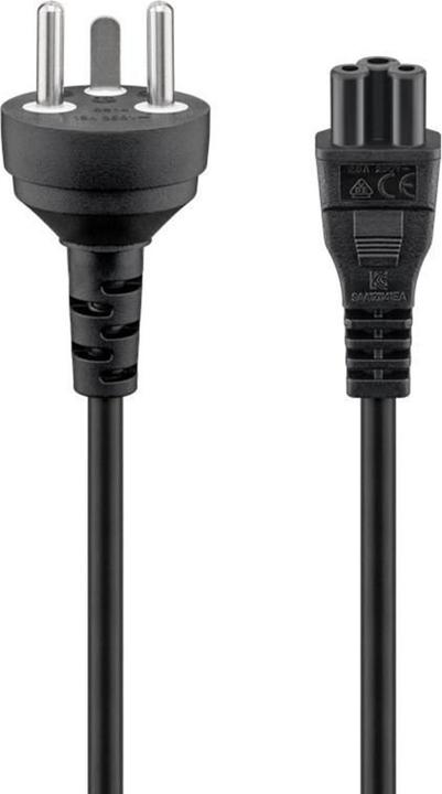 Actual product image Goobay power supply cable Denmark, 2 m, black (2 m)