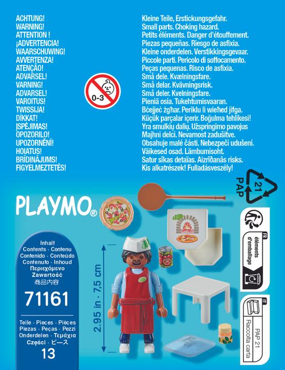 Actual product image Playmobil 71161 Pizza maker (71161, Playmobil Figures)