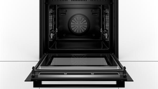 Produktbild Bosch Hausgeräte HNG8764C7-Serie | 8, Einbaubackofen mit zusätzlichen Dampf- und Mikrowellenfunktionen, Carbon Black
