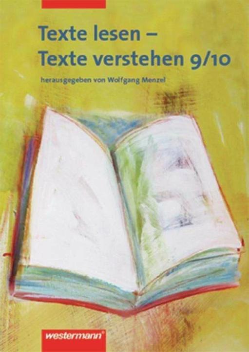 Produktbild Texte lesen - Texte verstehen 9/10. Arbeitsheft (Deutsch, Wolfgang Menzel, Regina Nussbaum, Ursula Sassen, Roland Henke, Harald Herzog, 2004)