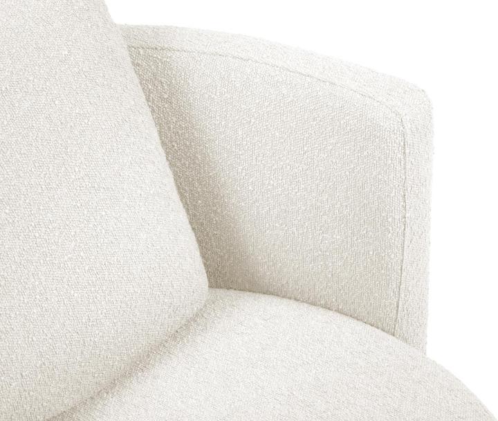 Image du produit Micadoni Bouclé Fauteuil Pivotant, "Bliss", 1 Place, 92x92x75 Fabriqué en Europe