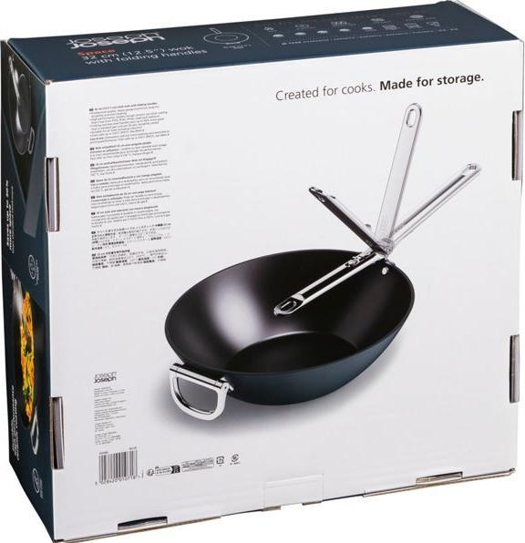 Actual product image Joseph Joseph Space wok folding handle D32cm (32 cm, Wok, Aluminium)
