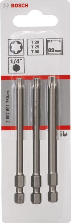Produktbild Bosch Professional Zubehör Schrauberbit-Set (T30, T20, T25)