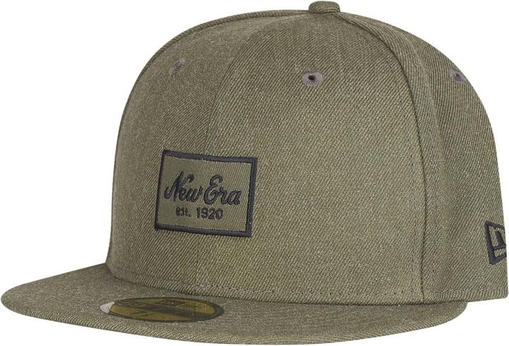 Produktbild New Era 59Fifty Fitted Cap - HEATHER SCRIPT oliv - 7 (7)