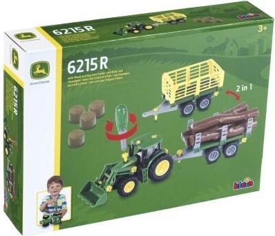 Produktbild Theo Klein John Deere Traktor mit Holz- und Heuwagen