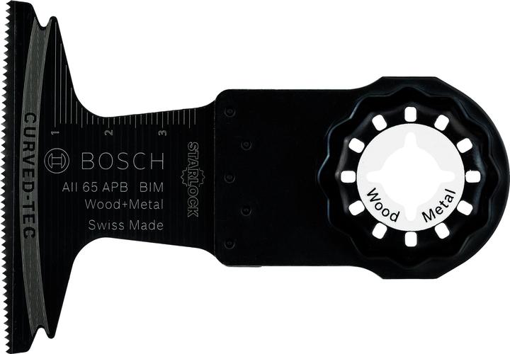 Bosch Professional Zubehör BIM Tauchsägeblatt AII 65 APB, Wood and Metal, 40 x 65 mm, 5er-Pack