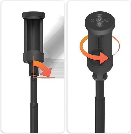 Actual product image Araree Selfie Stick Bluetooth Selfie POD Pro czarny/black Tripod AR60-01915A