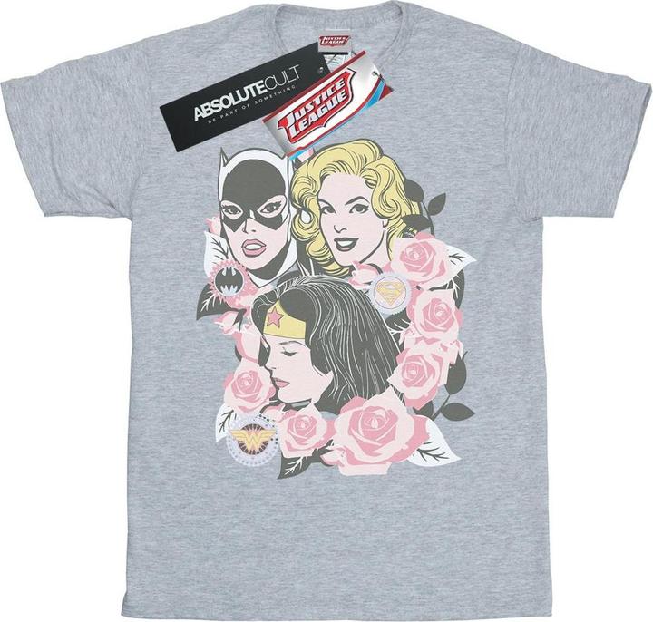 Super Powers Floral Frame TShirt Mädchen (116)