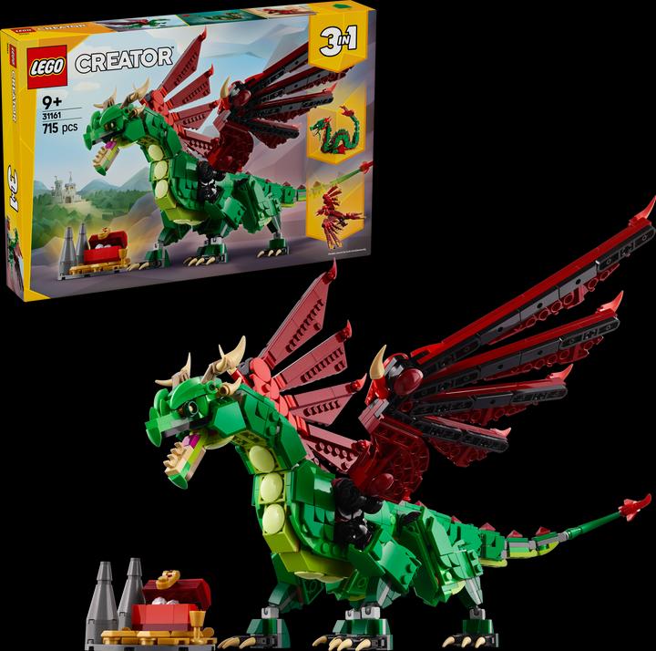 Produktbild LEGO Grüner Drache (31161, LEGO Creator Expert)