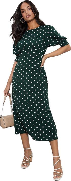 Dorothy Perkins Midikleid Geraffte Manschette