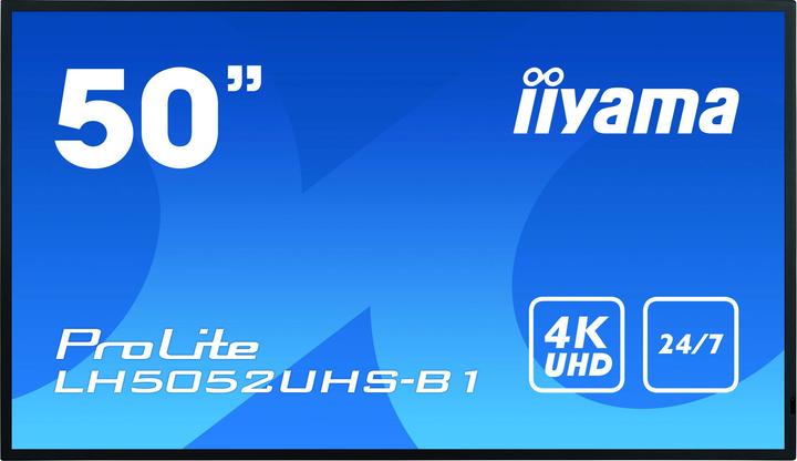 Produktbild iiyama 50" LH5042UHS-B3 HDMI+DVI+USB IPS (3840 x 2160 Pixel, 50")