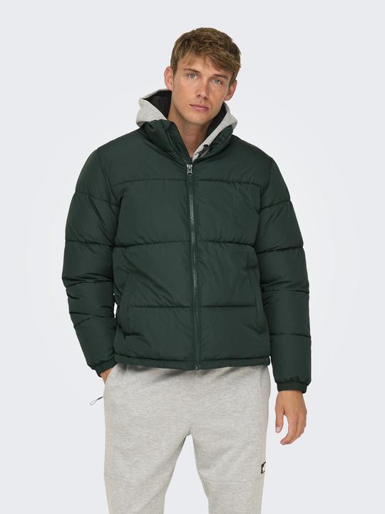 Produktbild Only & Sons Stehkragen Elastische Bündchen Jacke Daunenjacke (L)