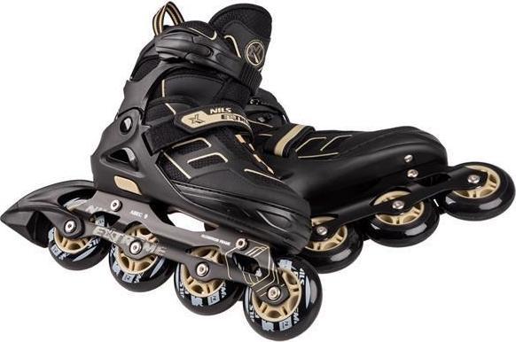 Actual product image Nils Inline skates Extreme NA14174 black-sand color - PU70 mm/82A (S 31-34) (32)