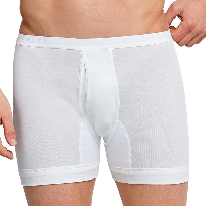 Produktbild Schiesser 2er Pack Original Classics Feinripp Unterhose kurz (M, 2er Pack)