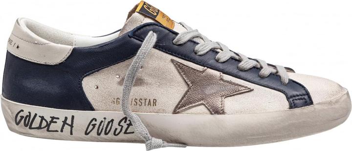 Immagine prodotto Golden Goose super star sneakers in leather and suede with laminated star (42)