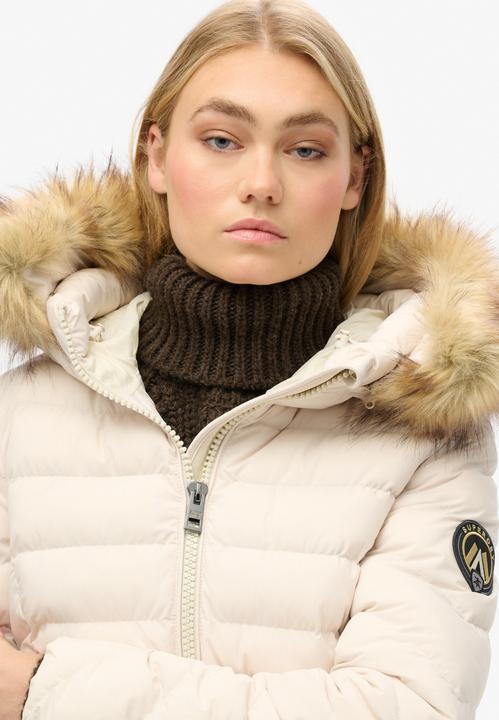 Actual product image Superdry 's padded down jacket fuji faux fur (XS)