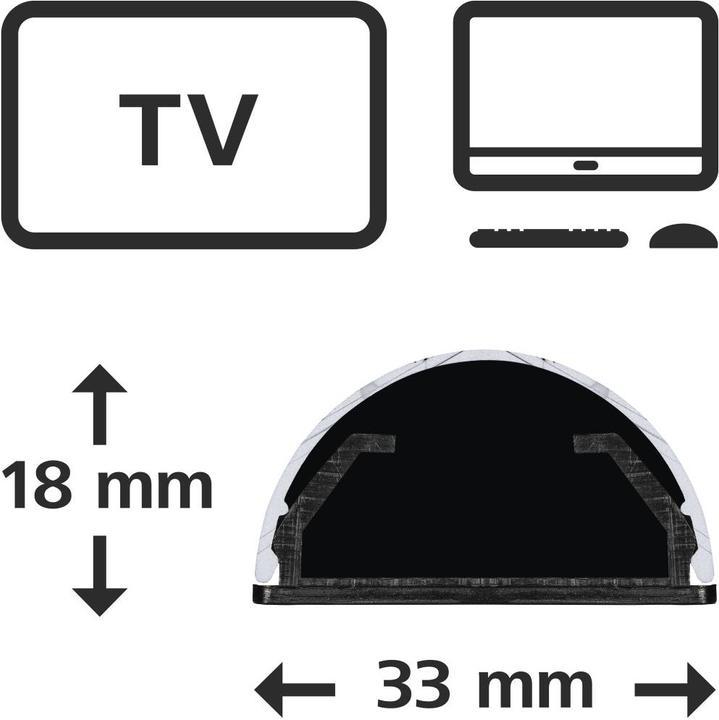Produktbild Hama Alu-Kabelkanal (Kabelkanal, 110 cm)