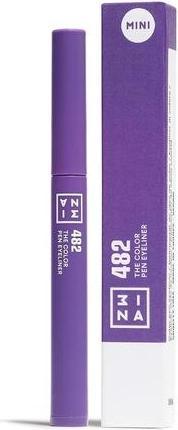 Actual product image 3INA MAKEUP The Color Pen Eyeliner 482 Purple Liquid Eyeliner 14h Longwear Travel Size Matte Liner S (482 Purple mini)