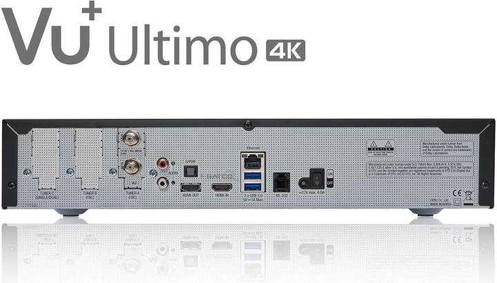 Produktbild Vu+ Ultimo 4K (DVB-C, 2x DVB-S2 (Twin))