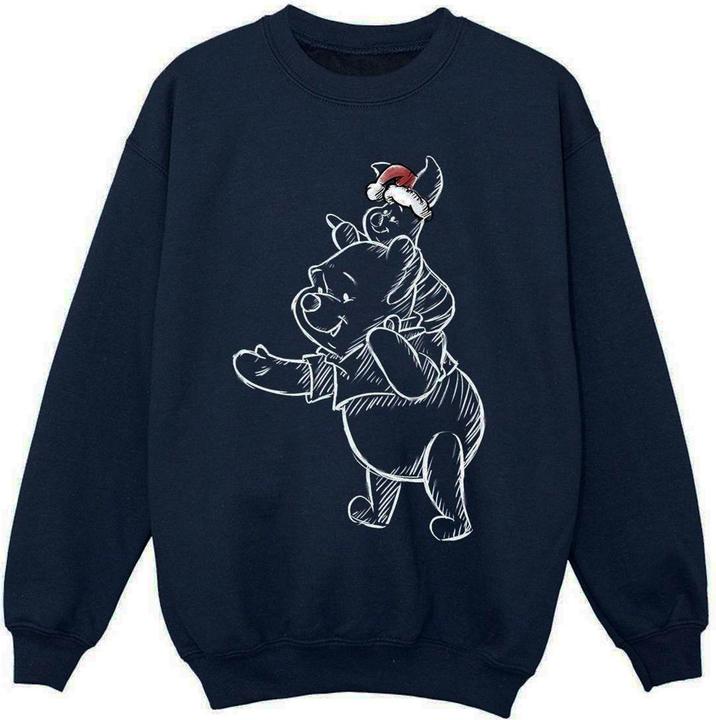 Disney Winnie The Pooh Piglet Christmas Sweatshirt Mädchen