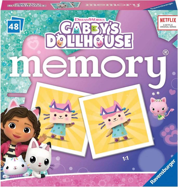 Produktbild Ravensburger Spiel Memory Mini Gabby's Dollhouse