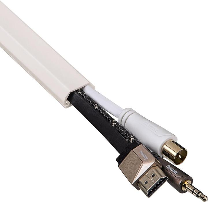 Produktbild Hama PVC-Kabelkanal, eckig (Kabelkanal, 100 cm)
