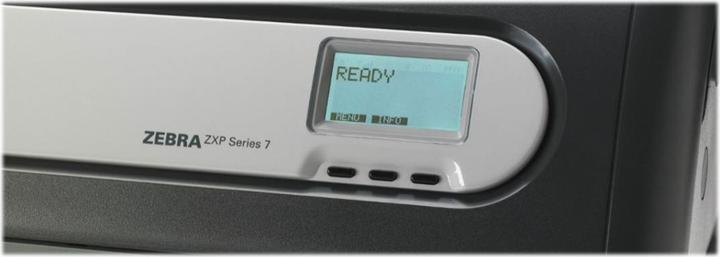 Produktbild Zebra ZXP Serie 7, einseitig, 12 Punkte/mm (300dpi), USB, Ethernet Kartendrucker, einseitig, Thermotran... (300 dpi)